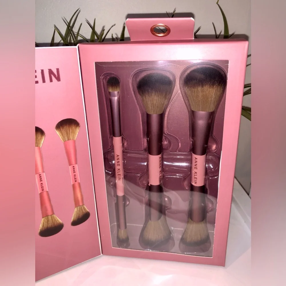 BNIB Anne Klein Double Ended Makeup Brush Set - Picture 3 of 3